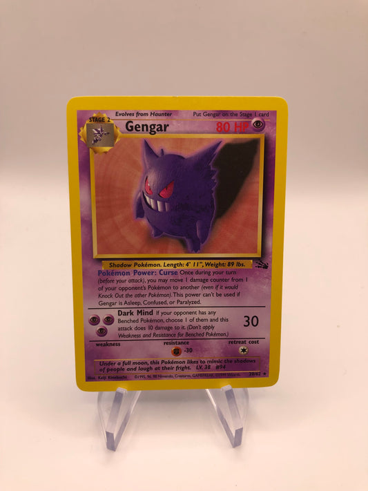 Pokemon Karte Fossil Gengar 20/62 Englisch