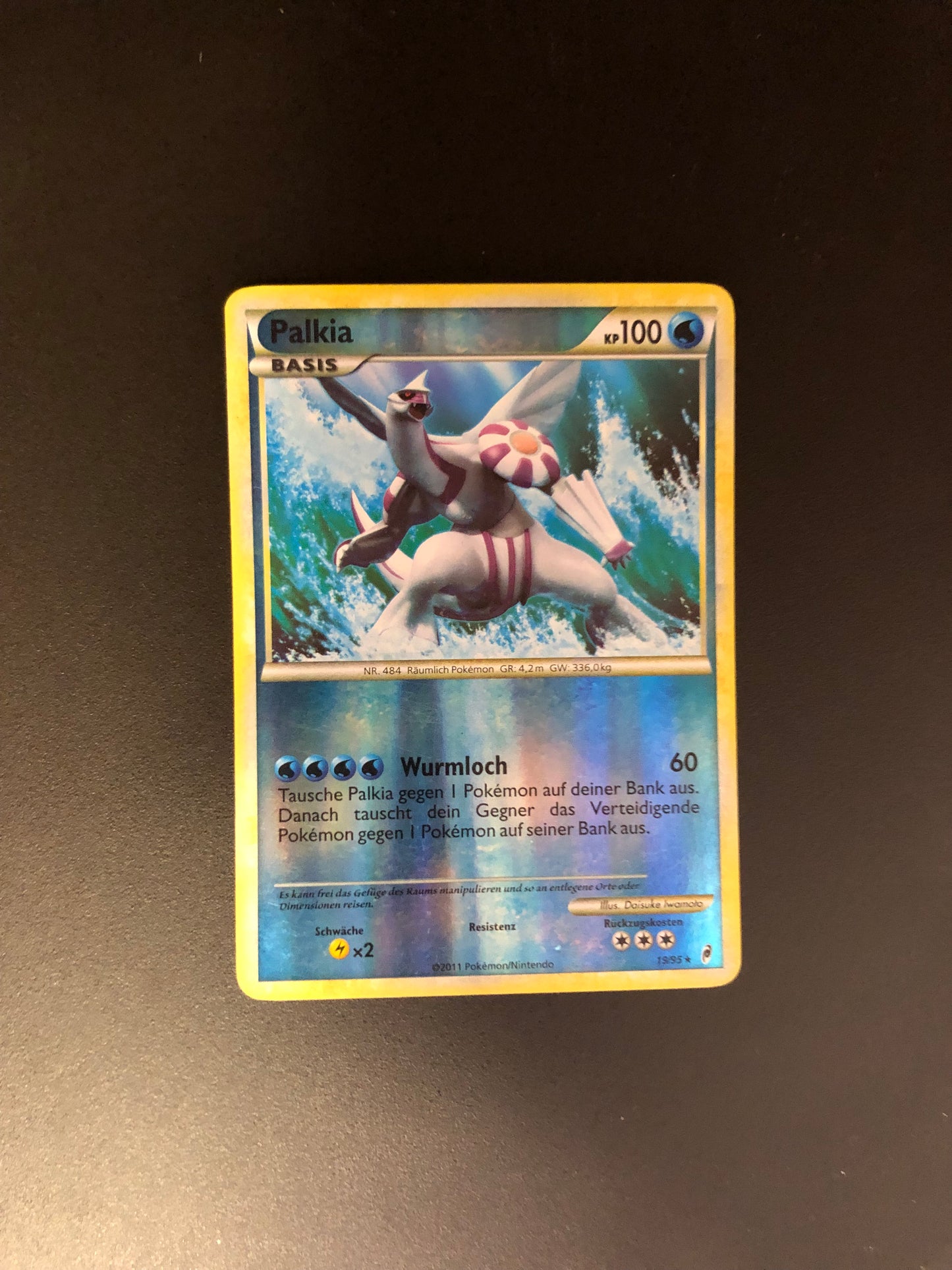 Pokemon Karte Revers Palkia 19/95 Deutsch