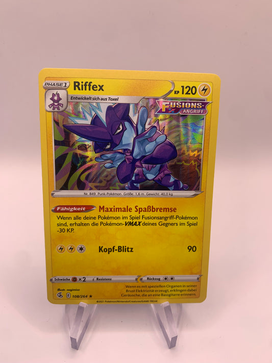 Pokemon Karte Holo Riffex 108/264 Deutsch