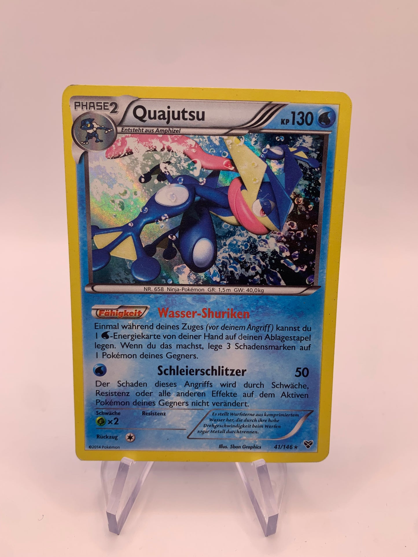 Pokémon Card Holo Quajutsu 41/146 German