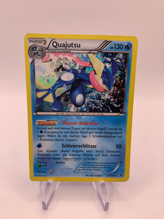 Pokémon Karte Holo Quajutsu 41/146 Deutsch