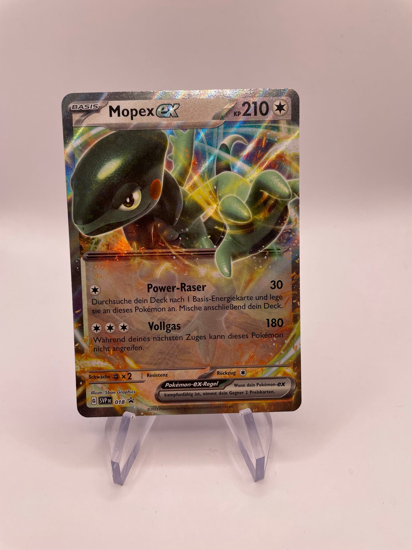 Pokemon Karte Mopex ex 18 Deutsch