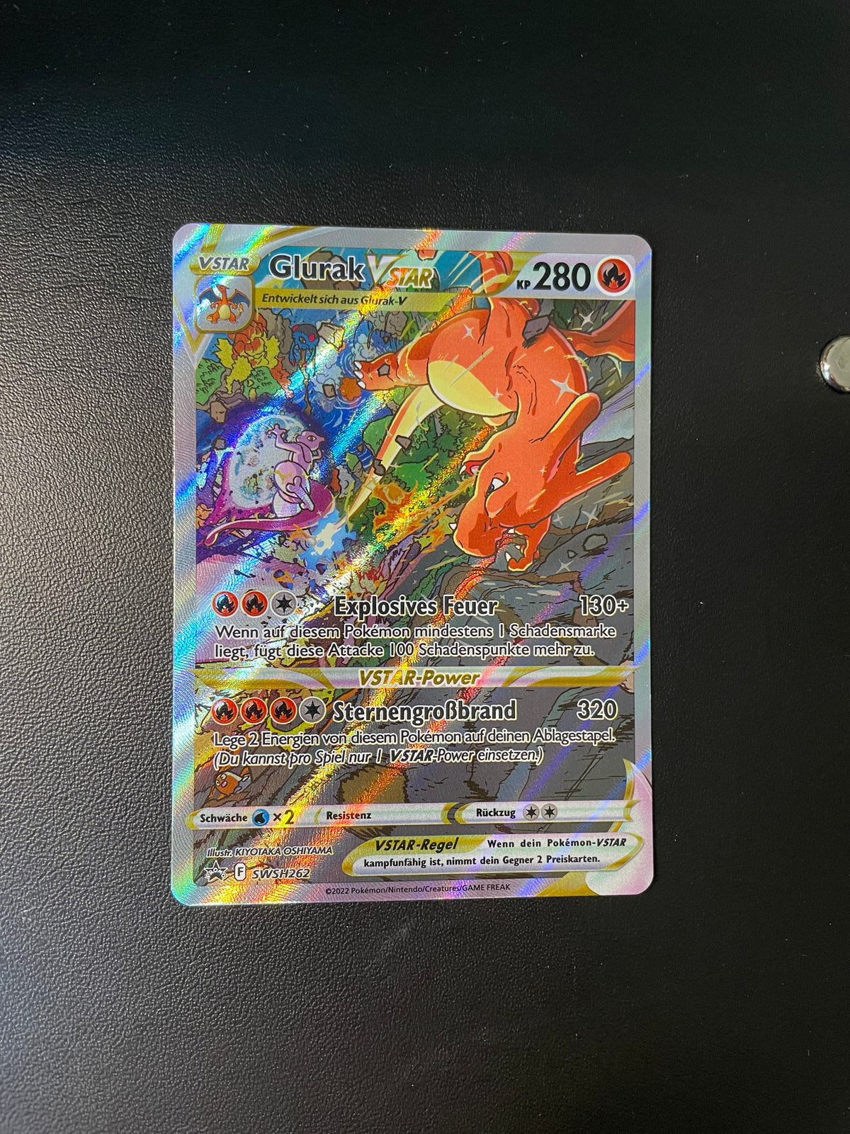 Pokemon Karte Vstar Promo Glurak SWSH262 Deutsch