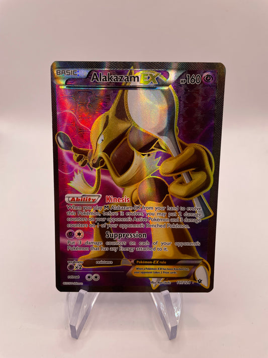 Pokemon Kart EX Fullart Alakazam 117/124 Englisch