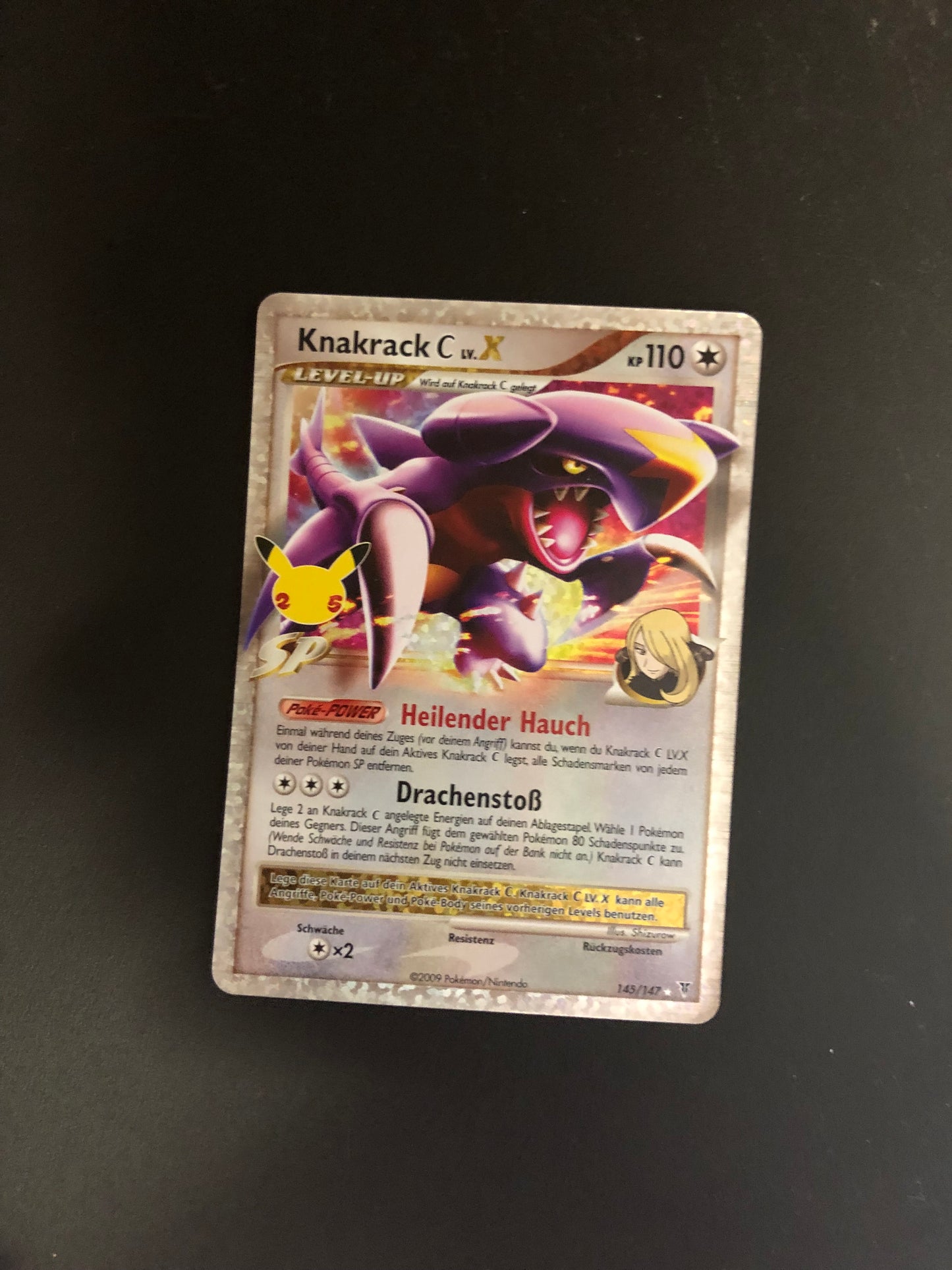Pokemon Karte Celebration Knakrack 145/147 Deutsch