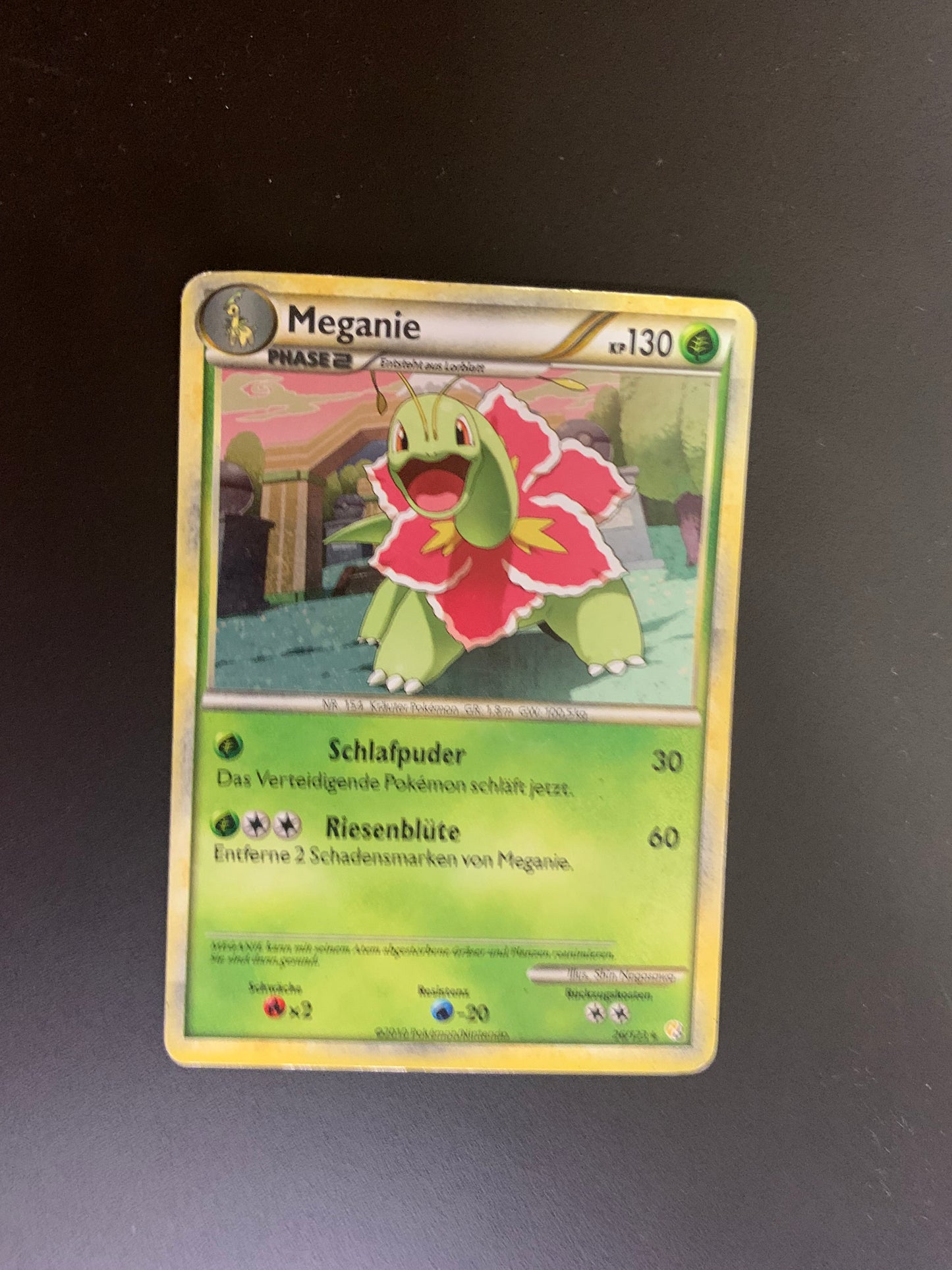 Pokemon Karte Holo Meganie 26/123 Deutsch