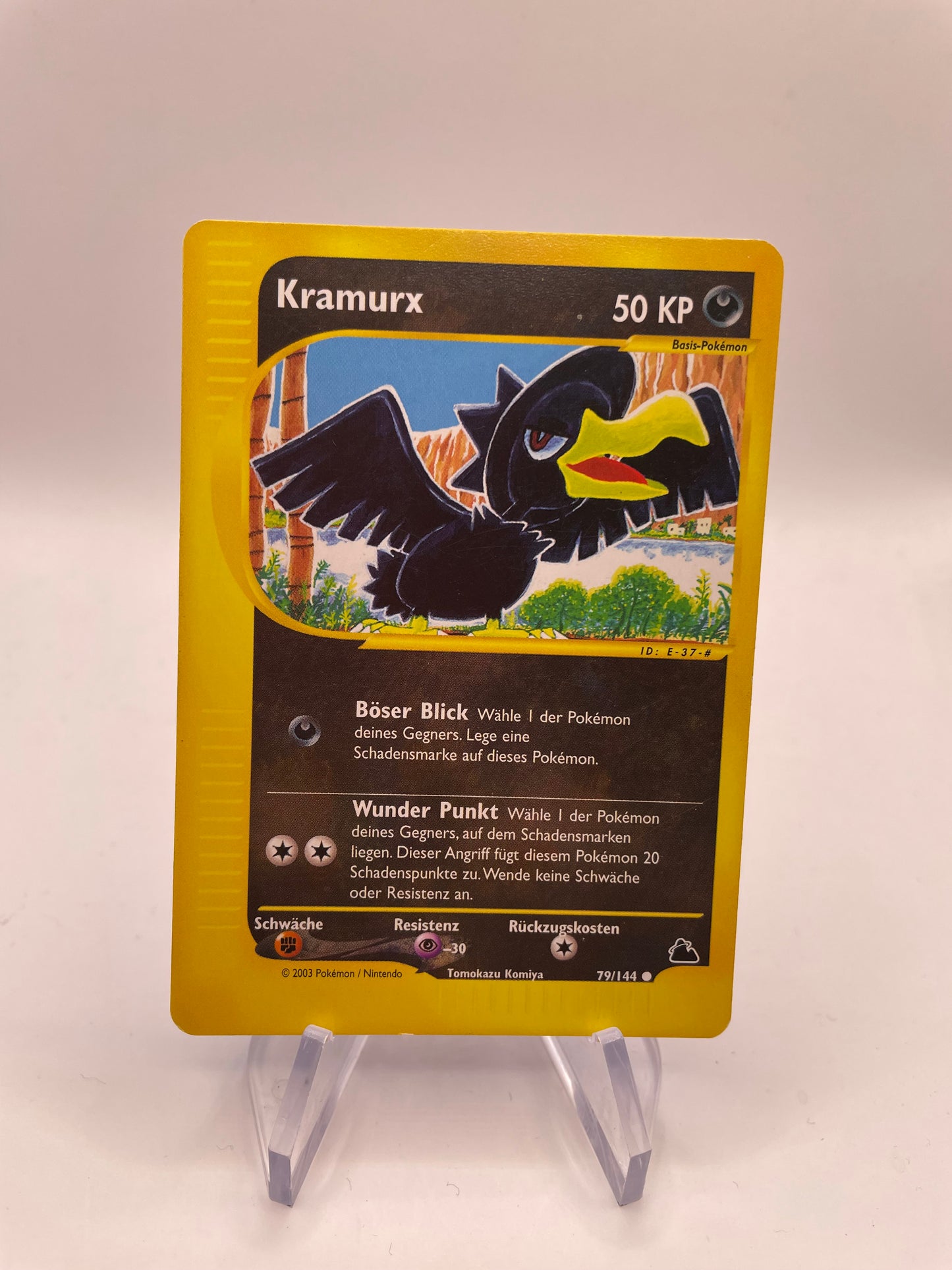 Pokemon Karte E-Series Kramurx 79/144 Deutsch