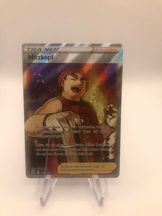 Pokemon Karte Trainer Hitzkopf 170/172 Deutsch