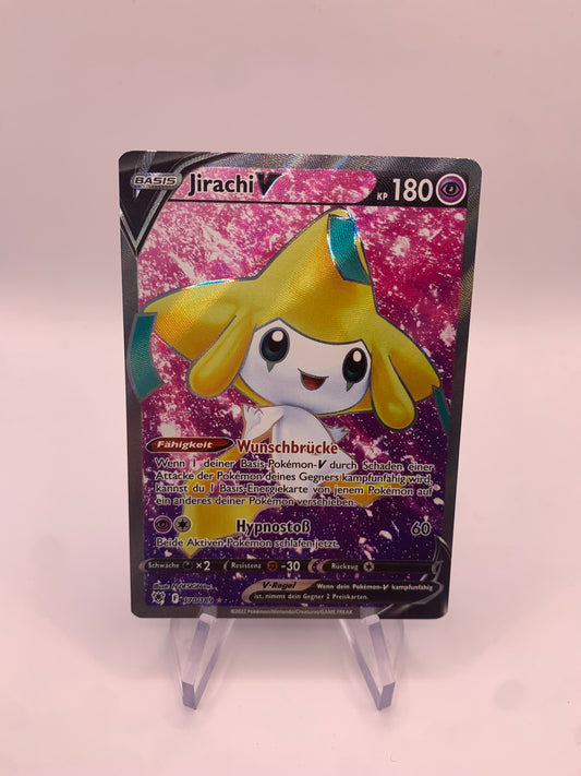 Pokemon Karte V Fullart Jirachi 170/189 Deutsch