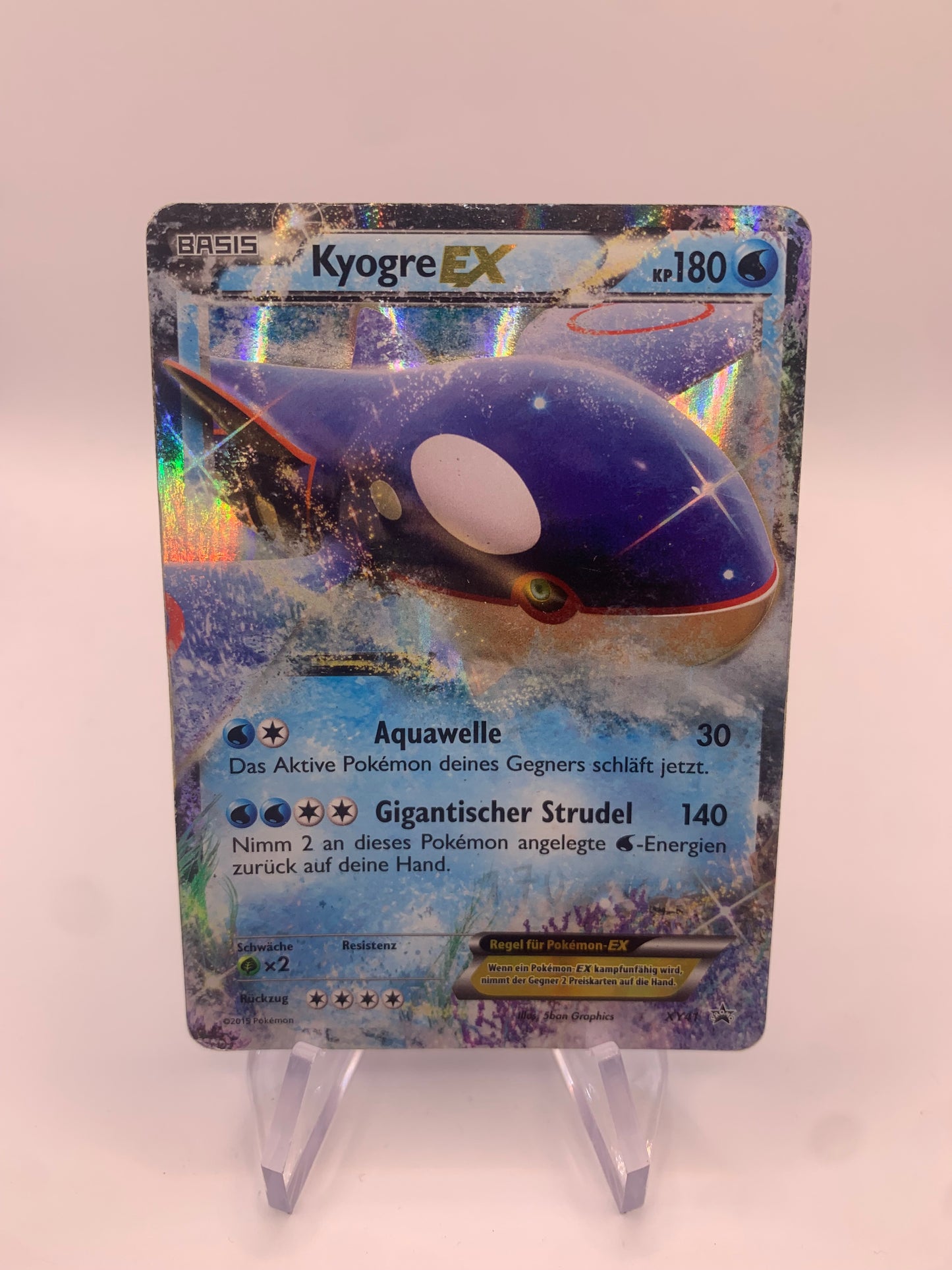 Pokemon Karte EX Promo Kyogre XY41 Deutsch