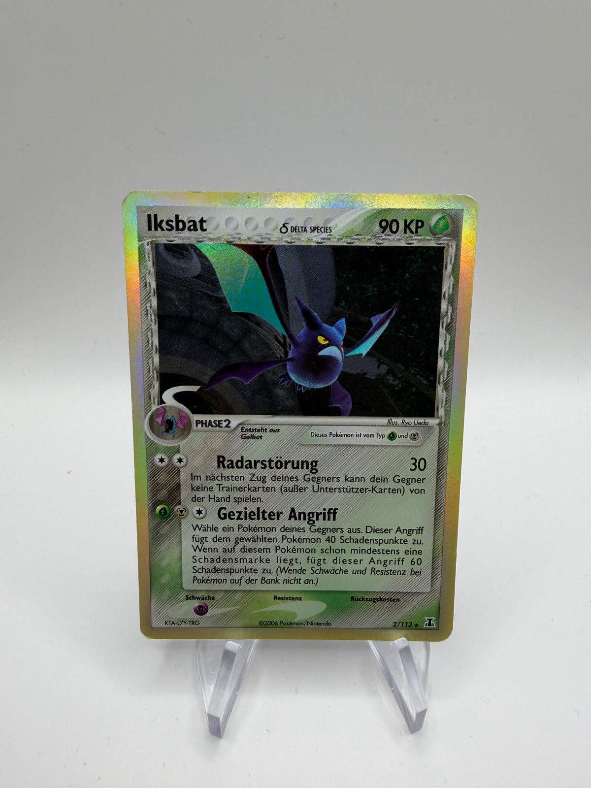 Pokemon Karte Delta Species Iksbat 2/113 Deutsch