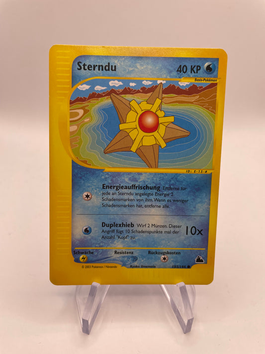 Pokemon Karte E-Series Sterndu 103/144 Deutsch