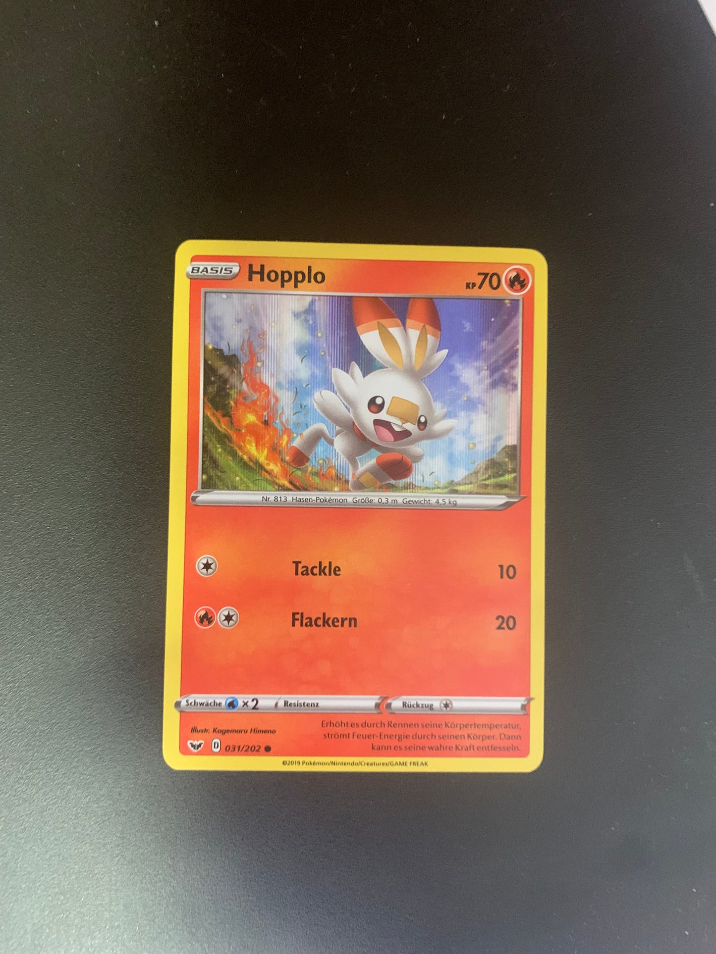 Pokemon Karte Holo Hopplo 31/202 Deutsch