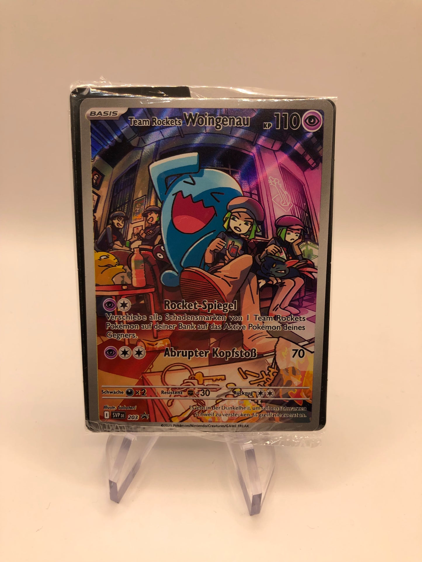 Pokemon Karte OVP Promo Art Rare Woingenau 203 Deutsch