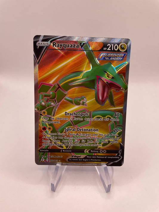 Pokemon Karte V Rayquaza 193/203 Deutsch