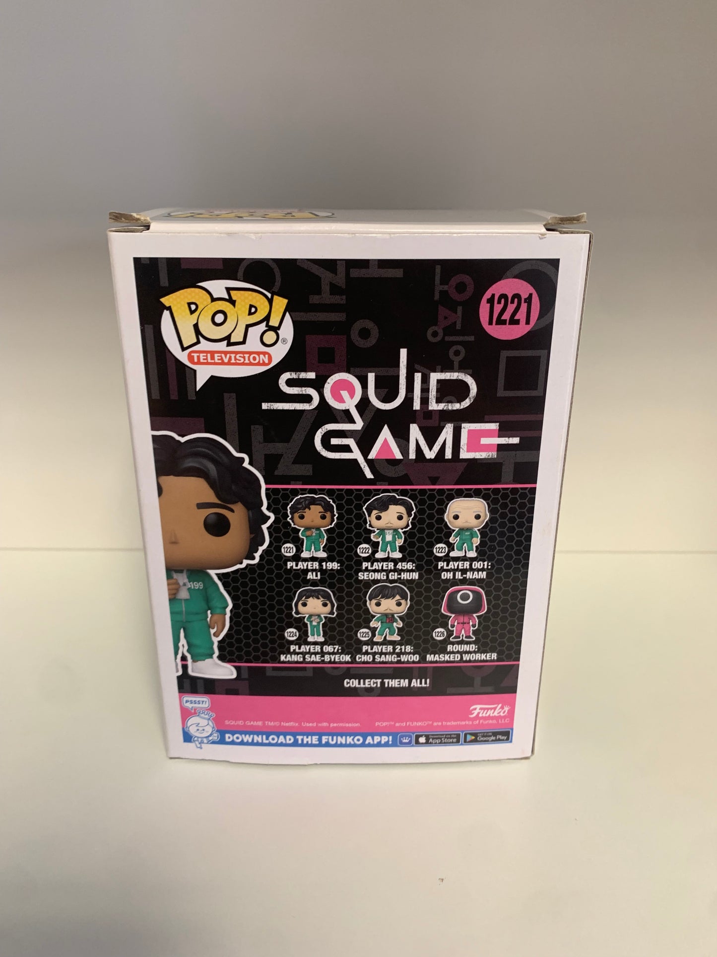 Funko Pop Figur Squid Game Player 199: Ali