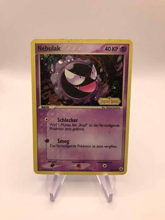 Pokemon Karte Stamp Nebulak 52/92 Deutsch
