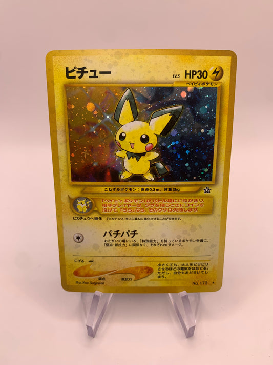 Pokémon Karte Holo Pichu No.172 Japanisch