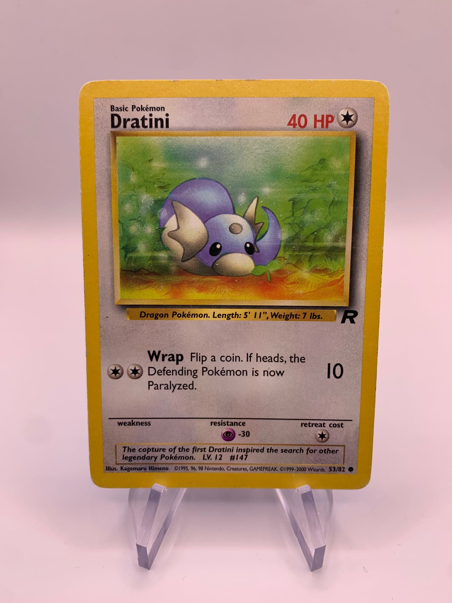 Pokemon Karte Dratini 53/82 Rocket Englisch