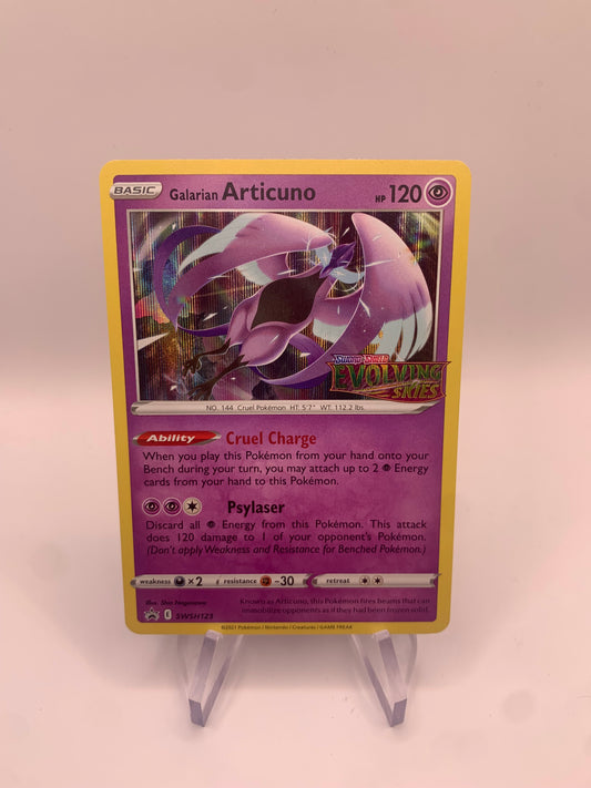 Pokemon Karte Drachenwandel Promo Galar Arktos SWSH123 Englisch