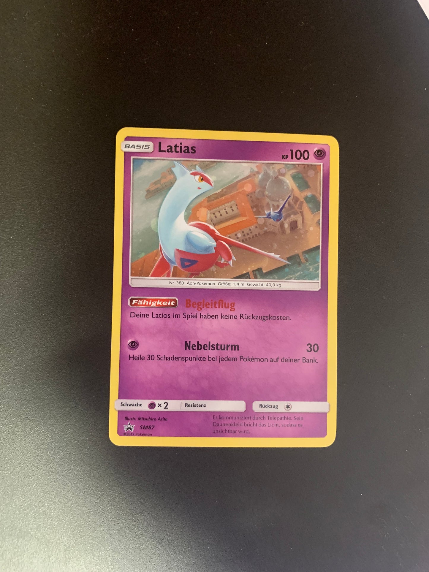 Pokemon Karte Holo Promo Latias SM87 Deutsch