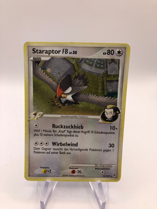 Pokemon Karte Holo Staraptor 11/147 Deutsch