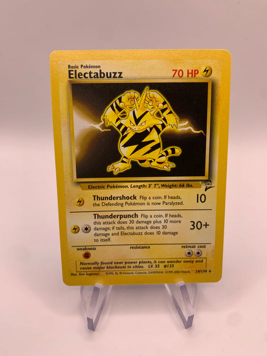 Pokemon Karte Elektek 24/130 Englisch