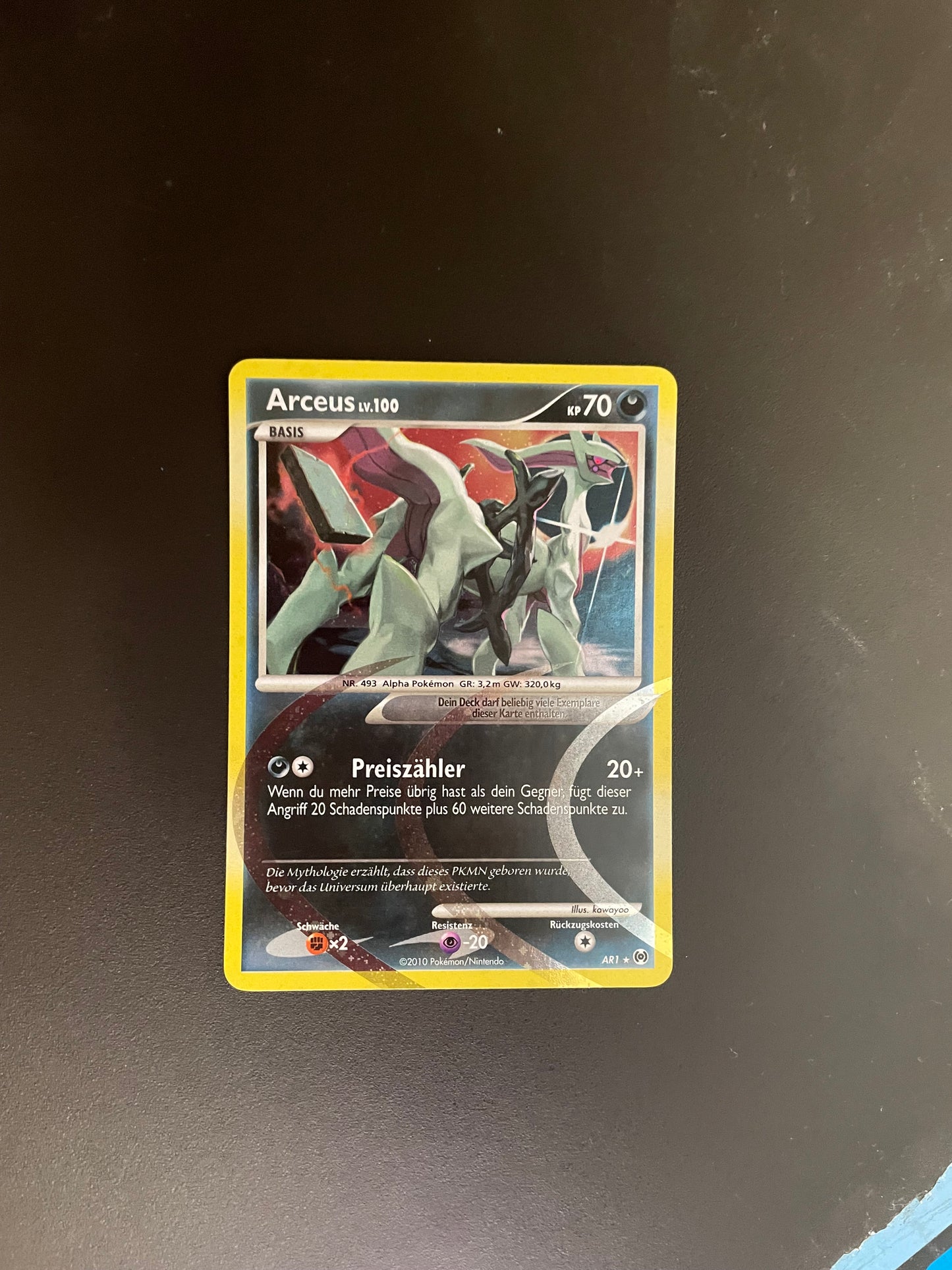 Pokemon Karte Holo Arceus AR1 Deutsch