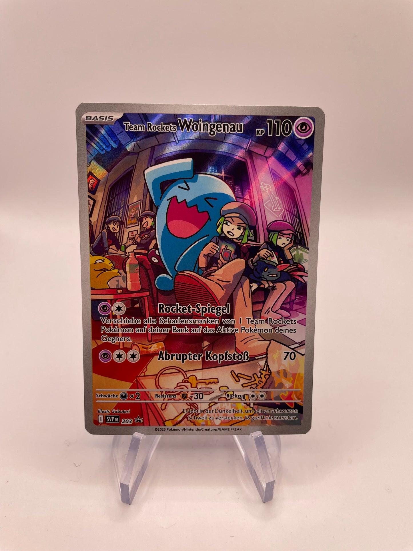Pokemon Karte Art-Rare Promo Woingenau 203 Deutsch