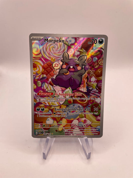 Pokemon Karte Art-Rare Morpeko 206/182 Deutsch