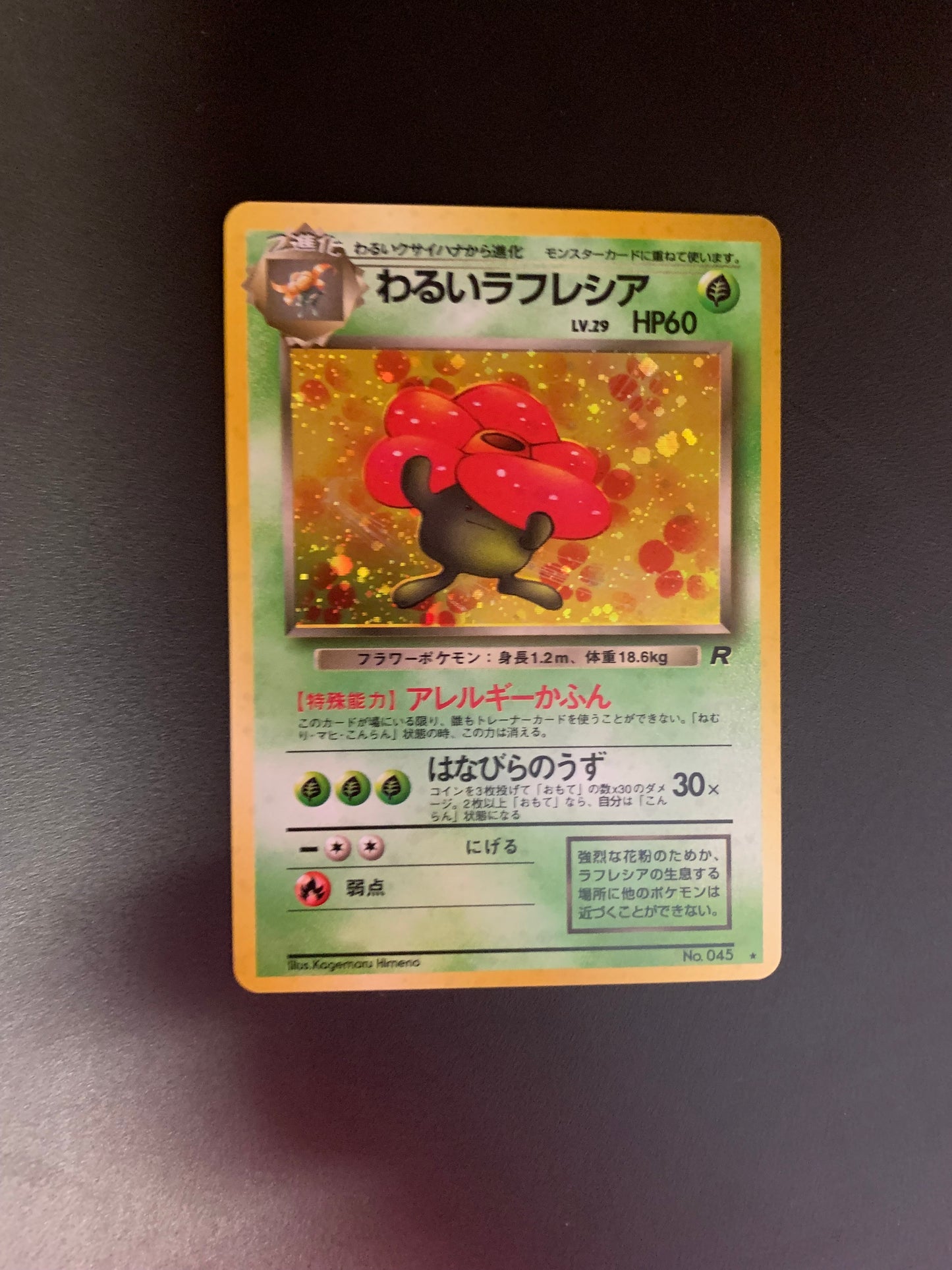 Pokemon Karte Holo Giflor No.45 Japanisch