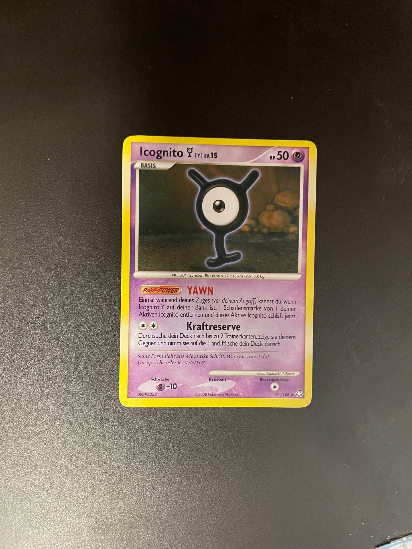 Pokémon Karte Icognito 81/146 Deutsch