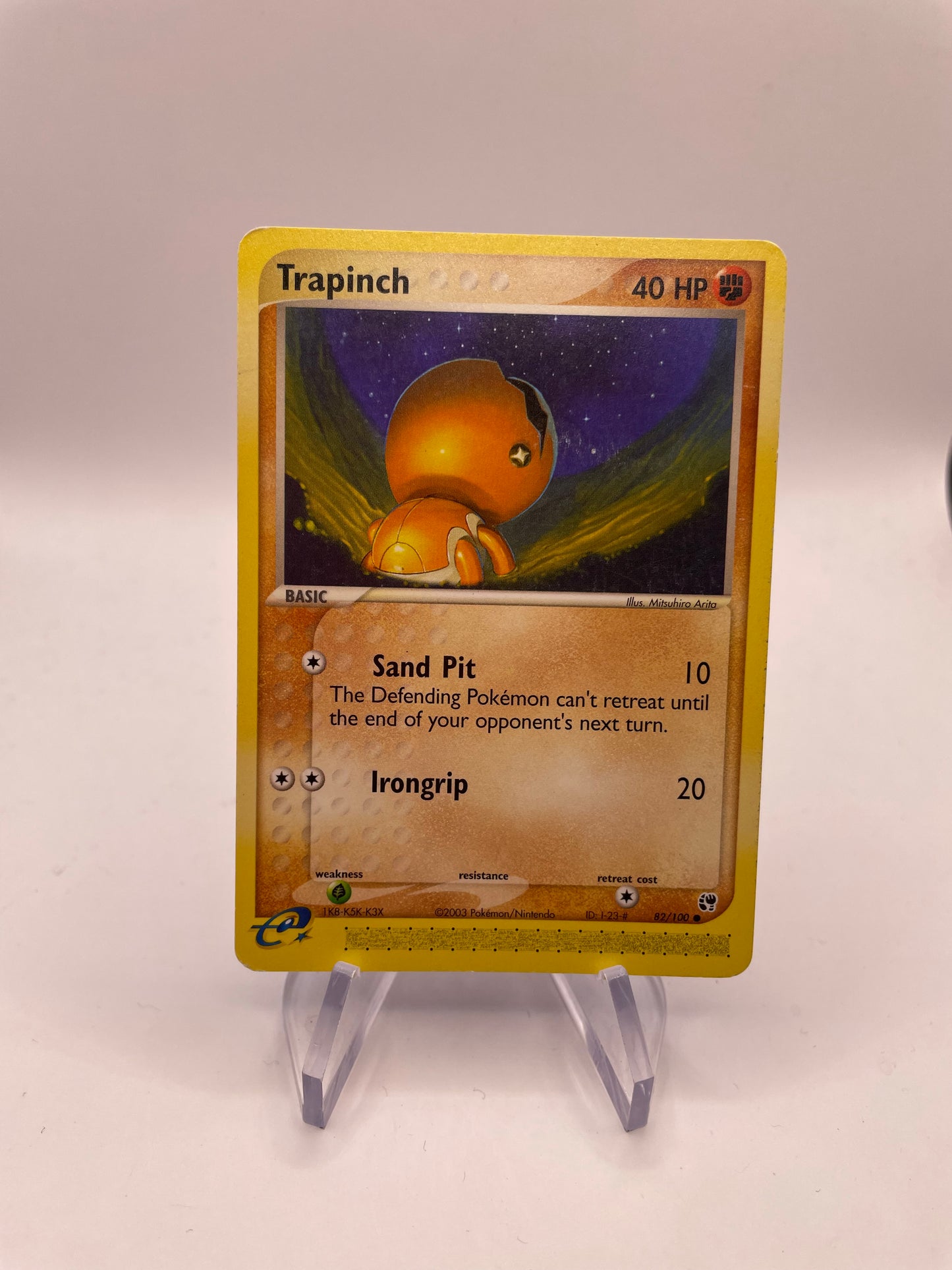 Pokemon Karte E-Series Trapinch 82/100 Englisch