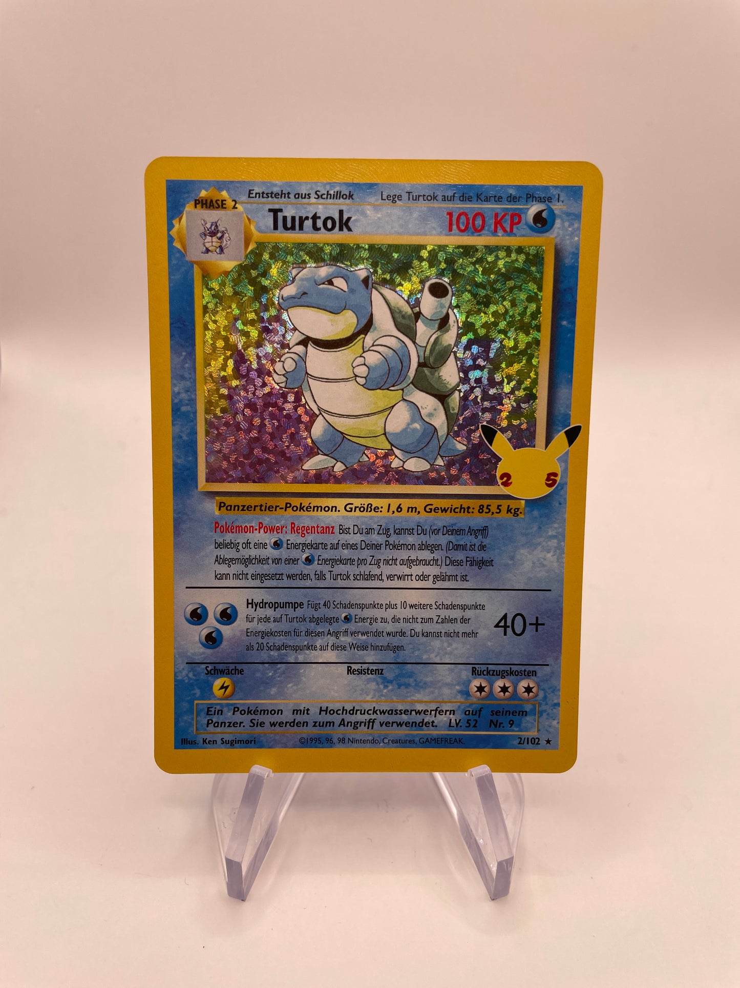 Pokémon Karte Celebration Turtok 2/102 Deutsch