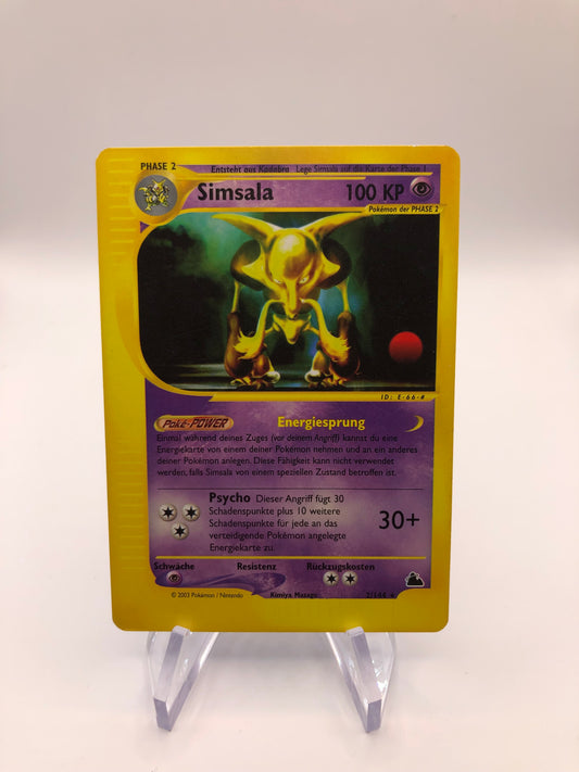 Pokemon Karte E-Series Simsala 2/134 Deutsch