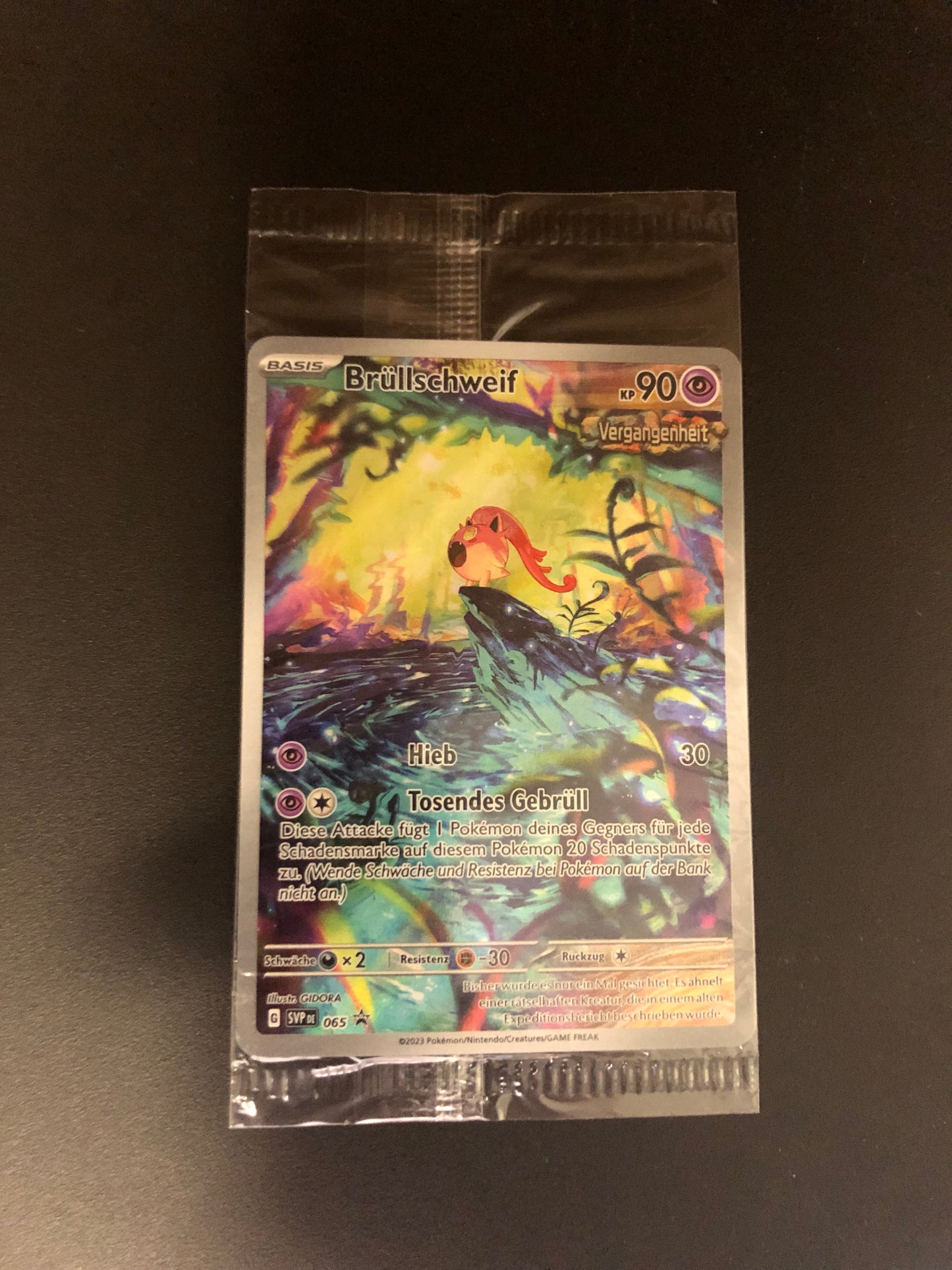 Pokemon Karte Art-Rare Promo OVP Brüllschweif 65  Deutsch