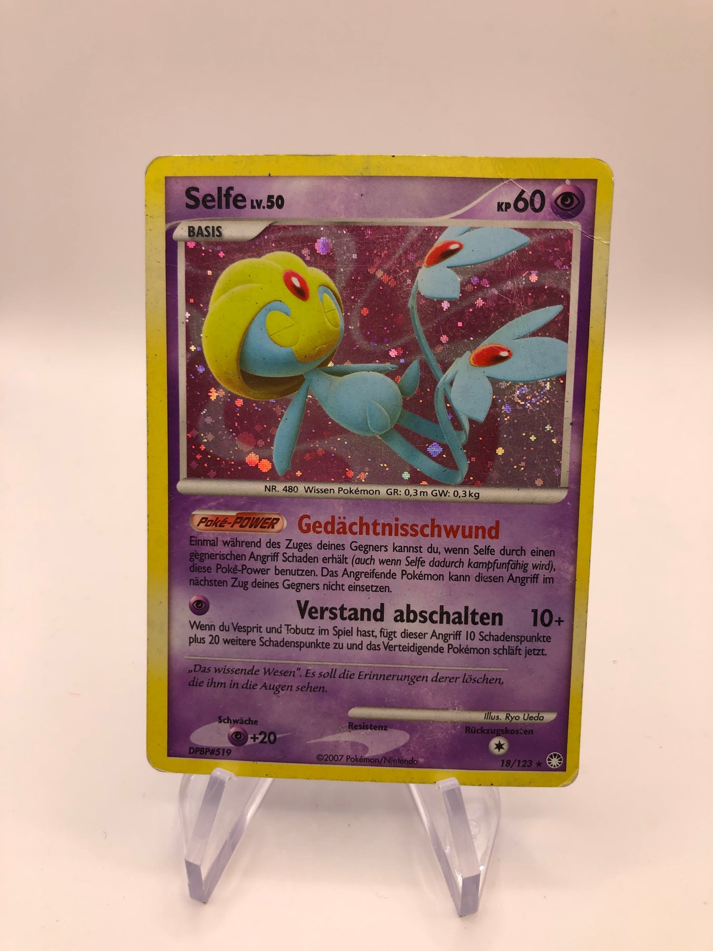 Pokemon Karte holo Selfe 18/123 Deutsch