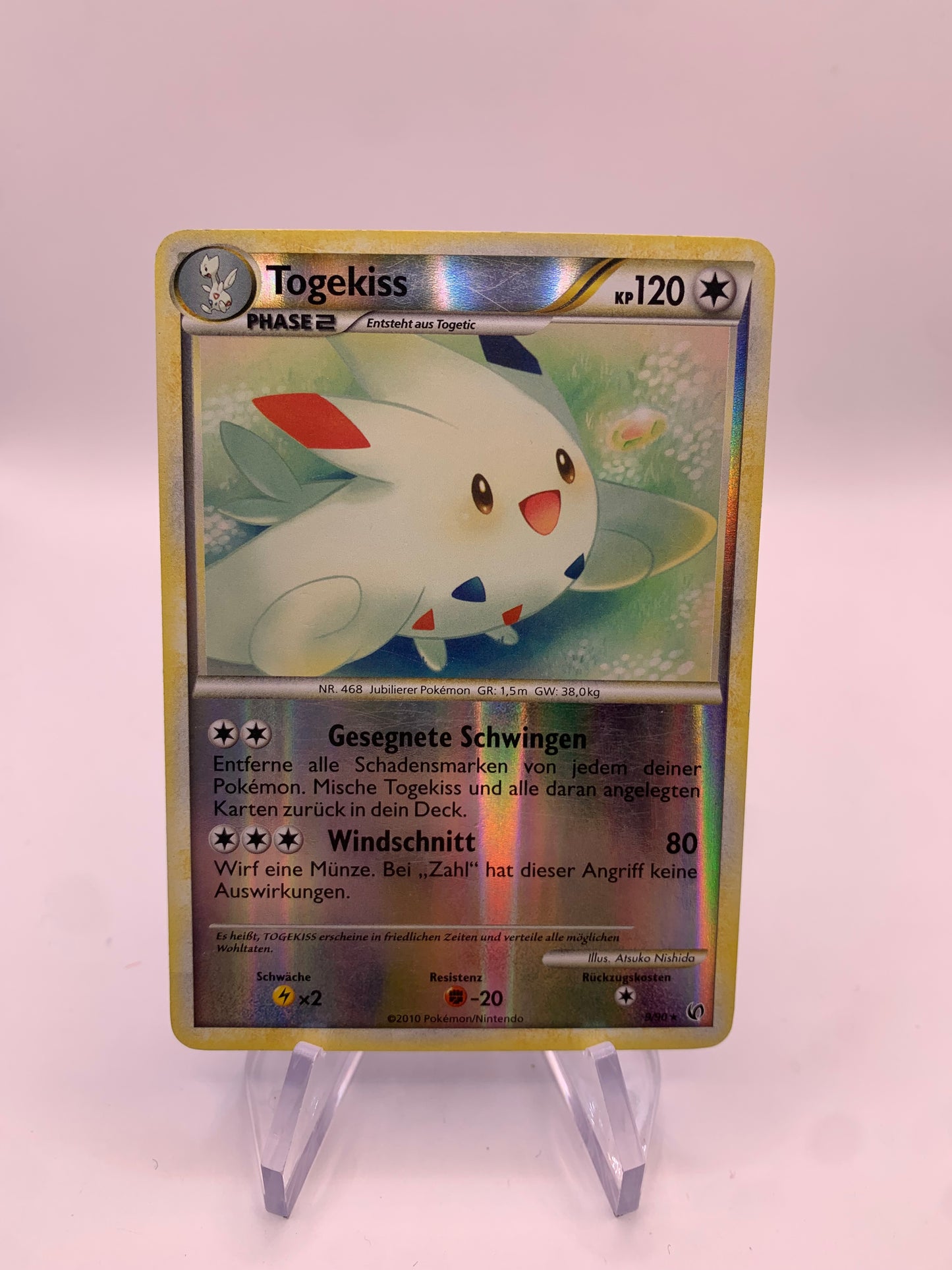 Pokemon Karte Revers Togekiss 9/90 Deutsch