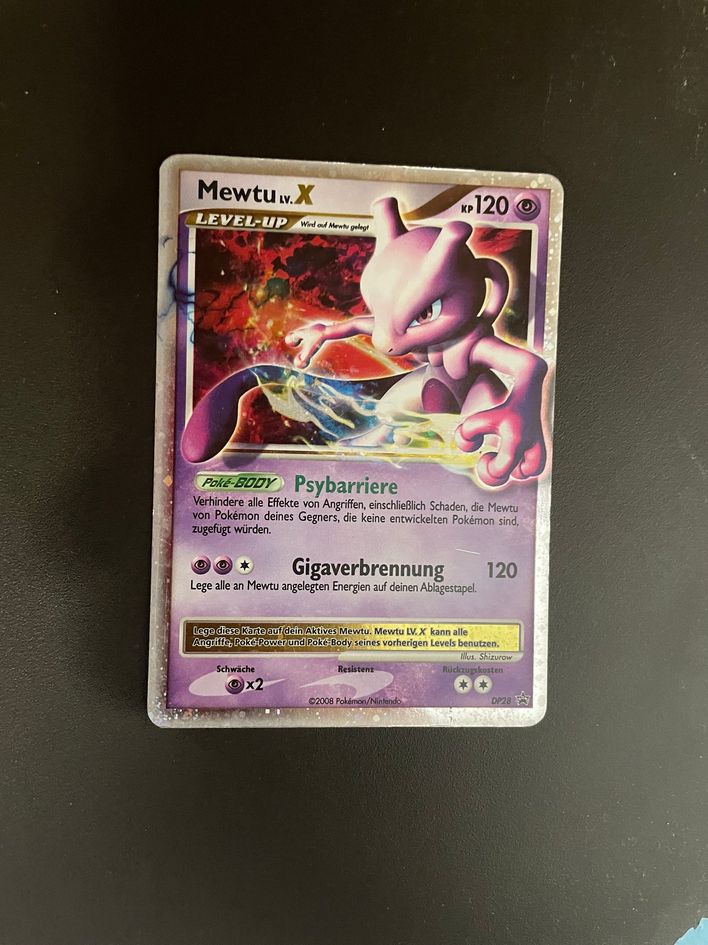 Pokemon Karte Lv.X Promo Mewtu DP28 Deutsch