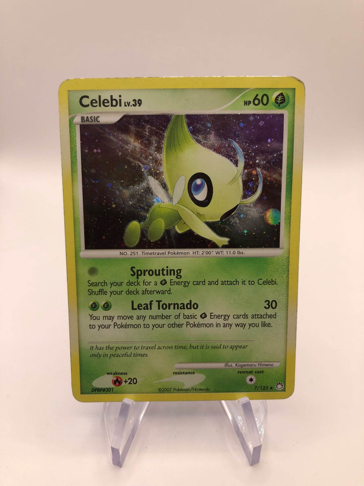 Pokemon Karte Holo Celebi 7/123 Englisch