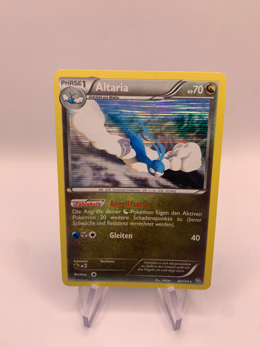 Pokemon Karte Holo Altaria 84/124 Deutsch