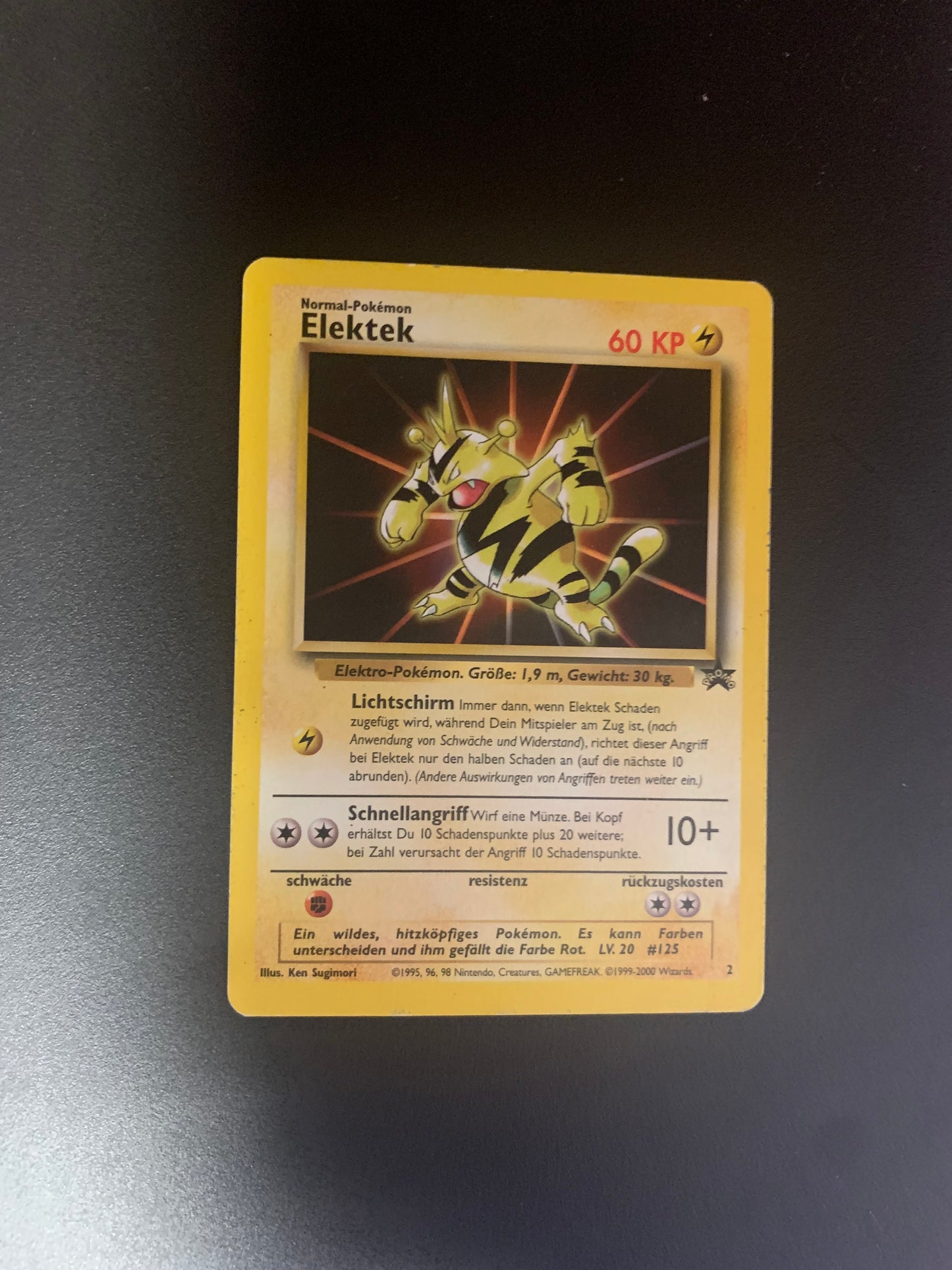 Pokemon Karte Promo Elektek 2 Englisch