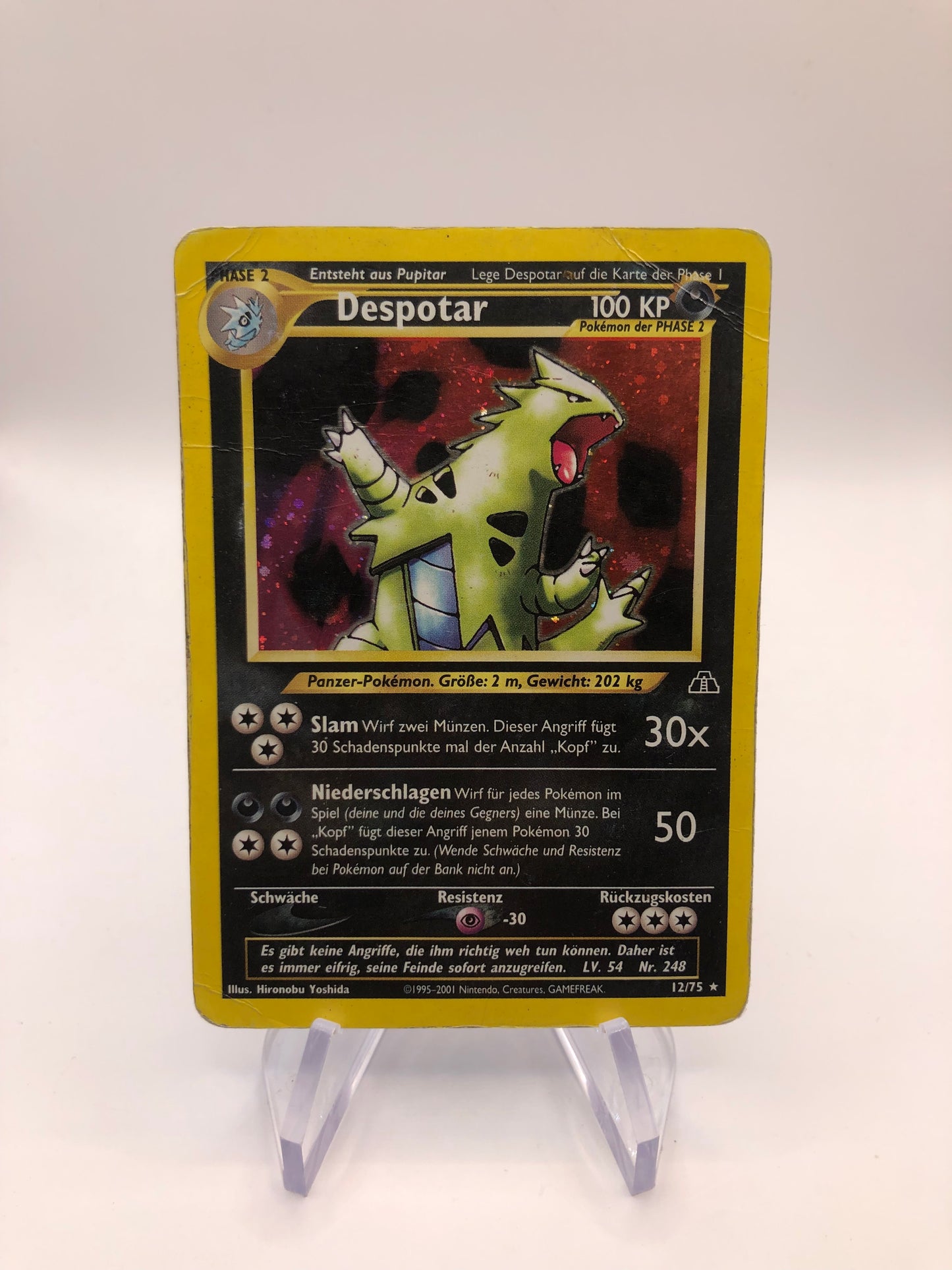 Pokemon Karte Holo Despotar 12/75 Deutsch