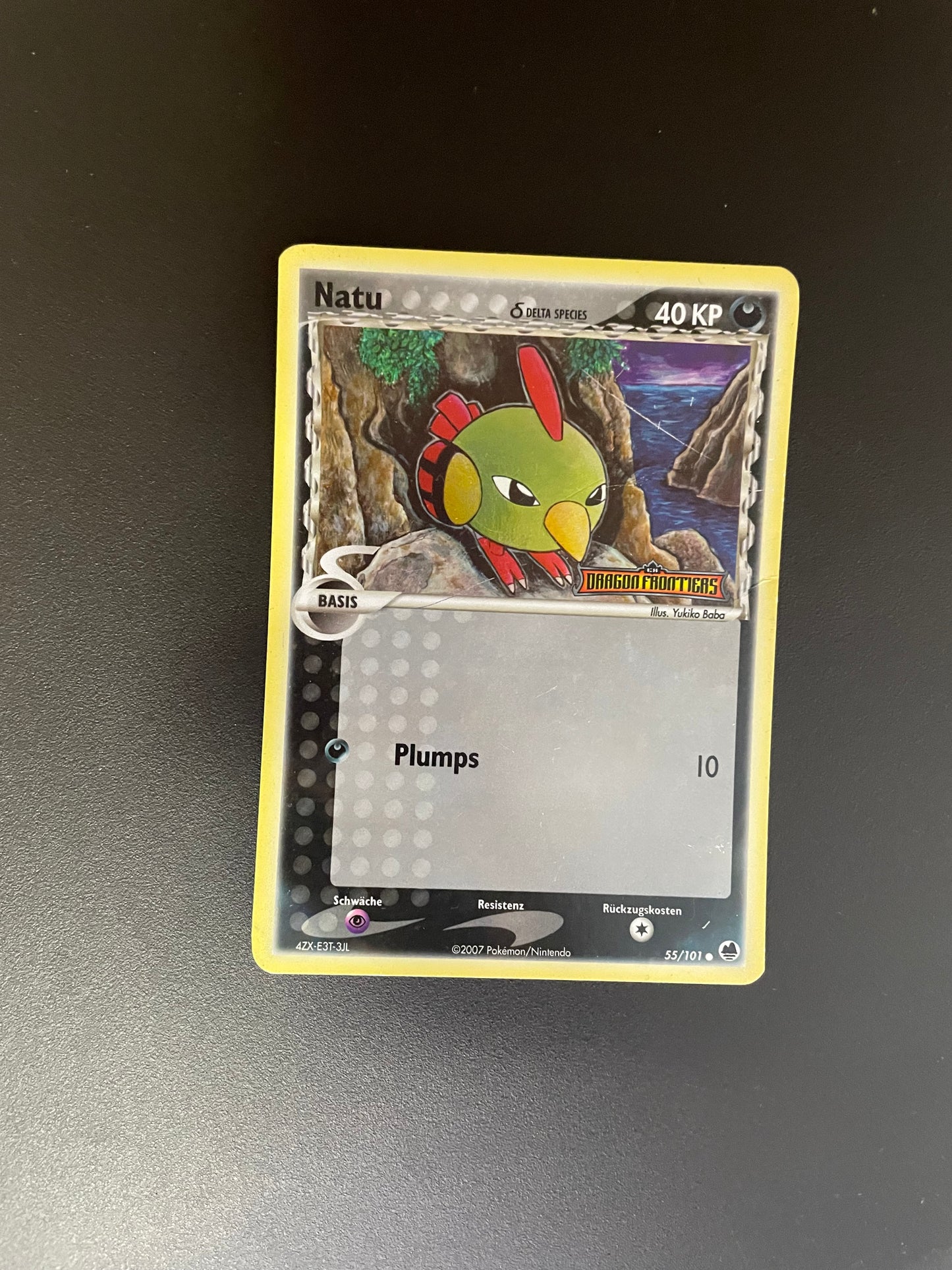 Pokemon Karte Holo Natu 55/101 Deutsch