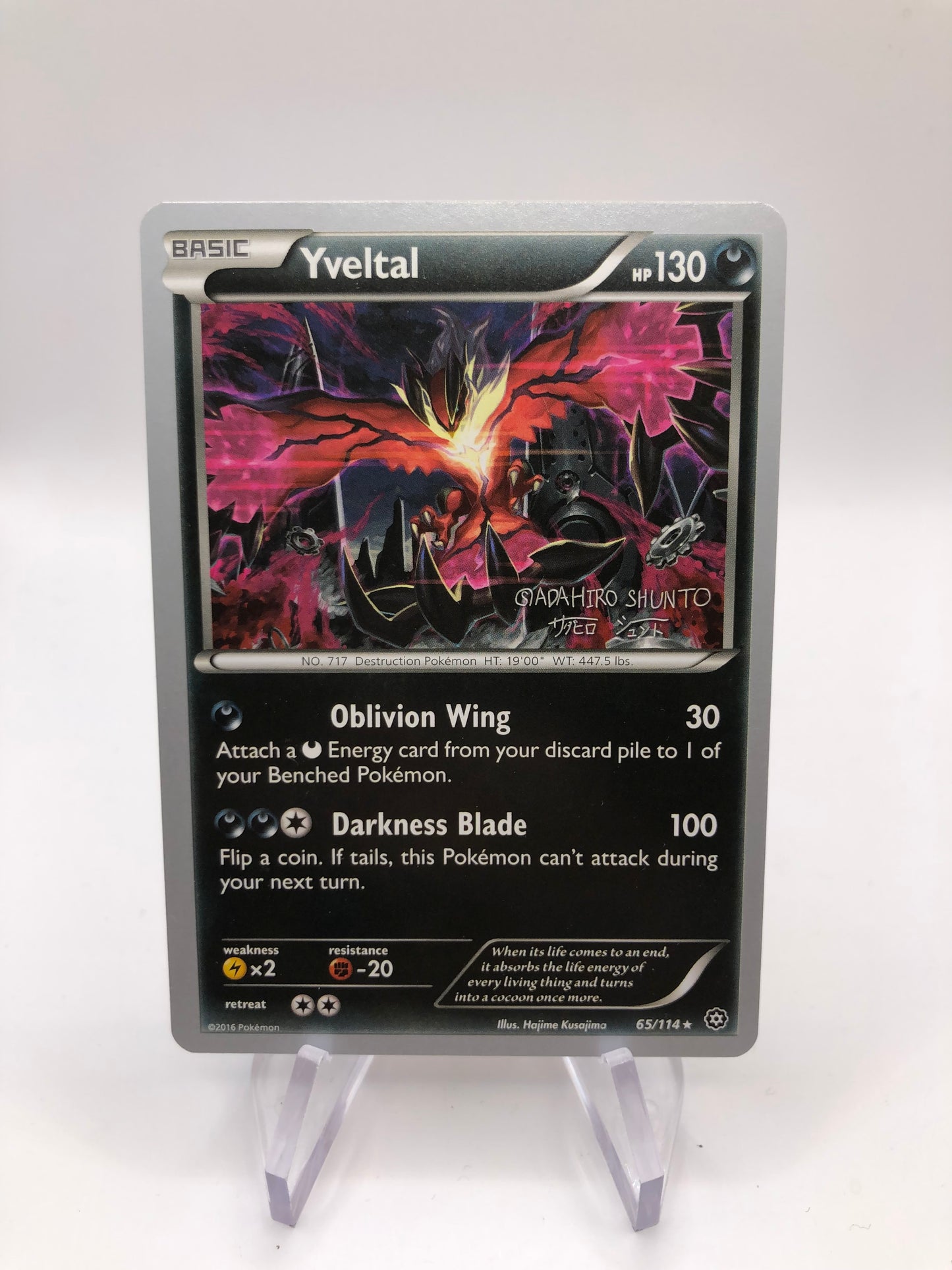 Pokemon Karte World Championships Yveltal 65/114 Englisch