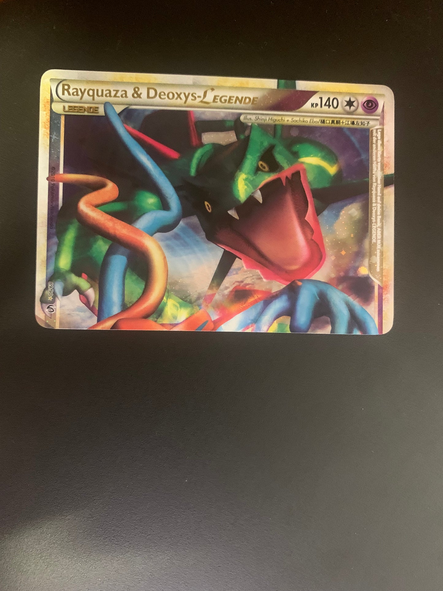 Pokemon Karte Legende Rayquaza & Deoxys 89/90 Deutsch