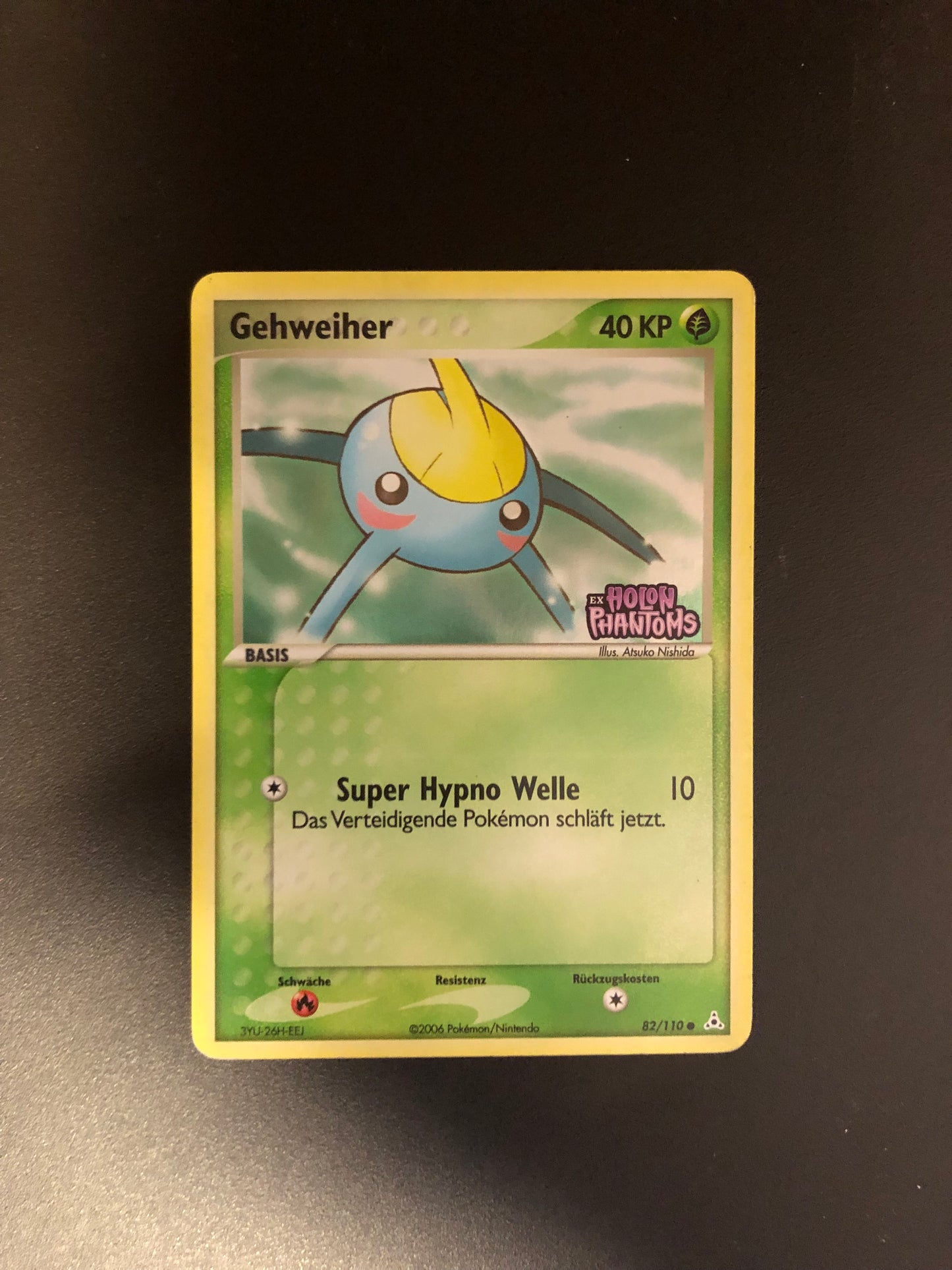 Pokemon Karte Revers Stamp Gehweiher 82/110 Deutsch