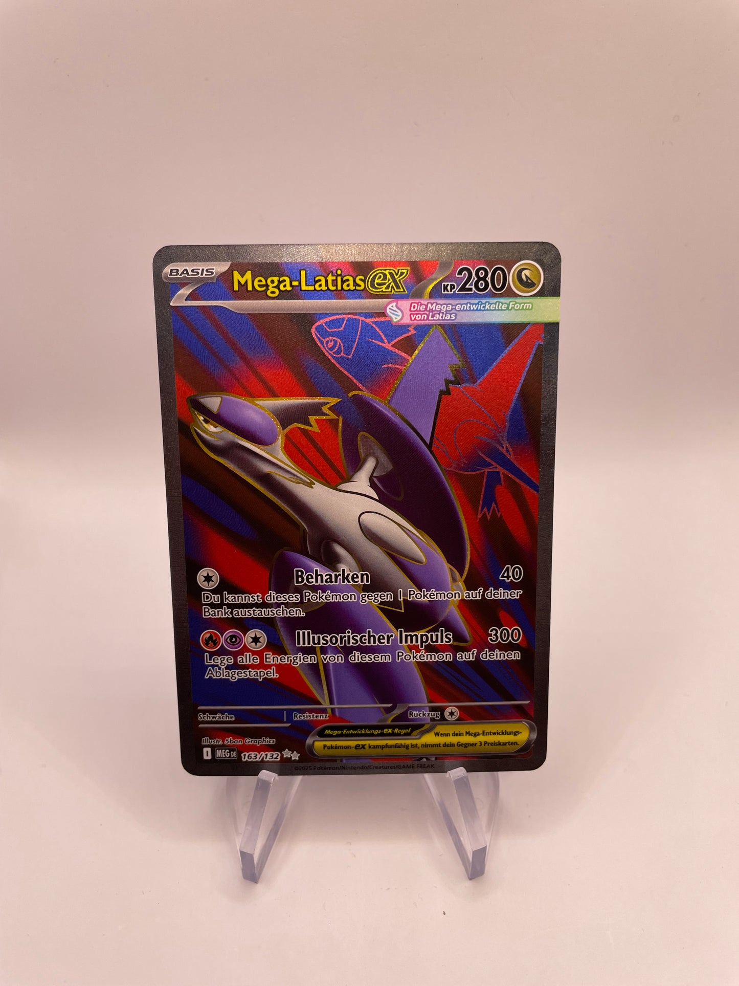 Pokémon Karte Mega-Latias Ex 163/132 Deutsch
