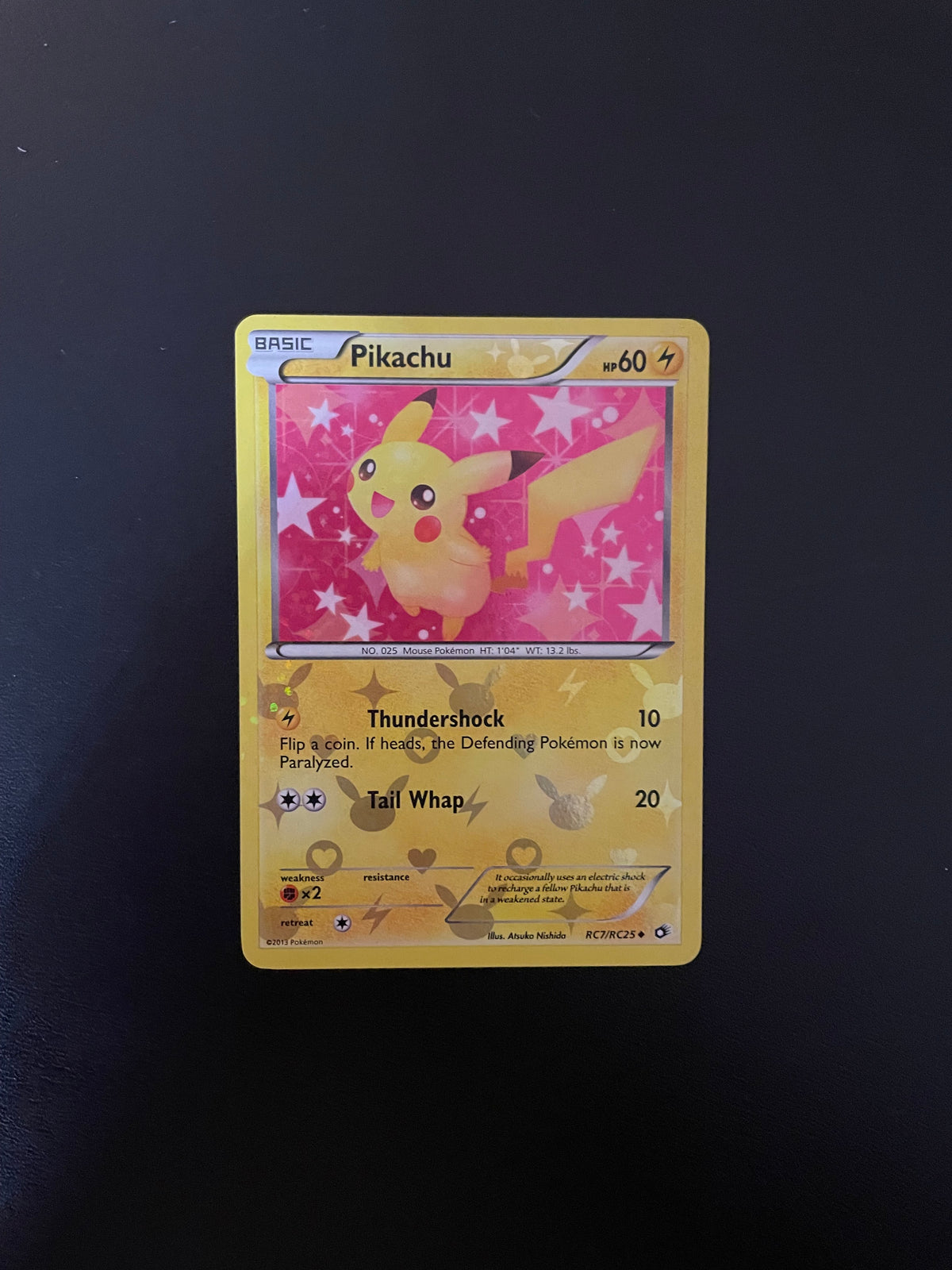 Pokemon Karte Pikachu RC7/RC25 Englisch