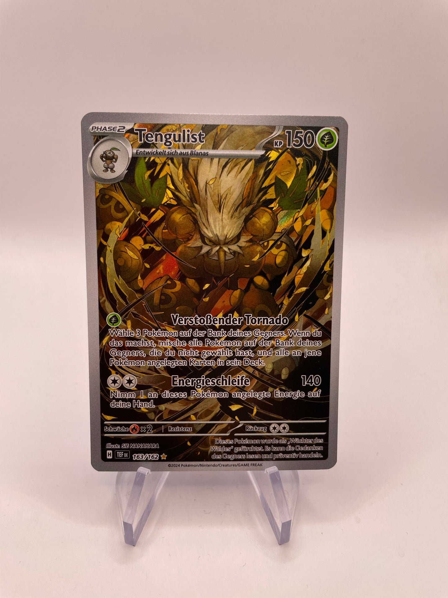Pokemon Karte Art-Rare Tengulist 163/162 Deutsch